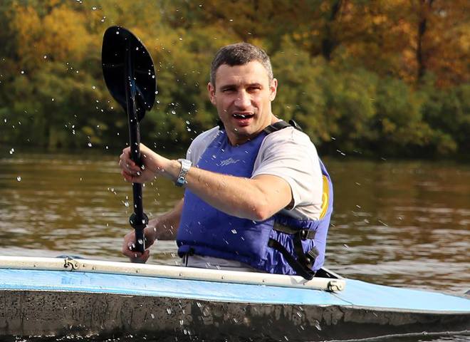 Віталій Кличко з дітьми