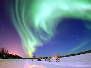 Що потрібно побачити взимку: Північне сяйво в Фінляндії
