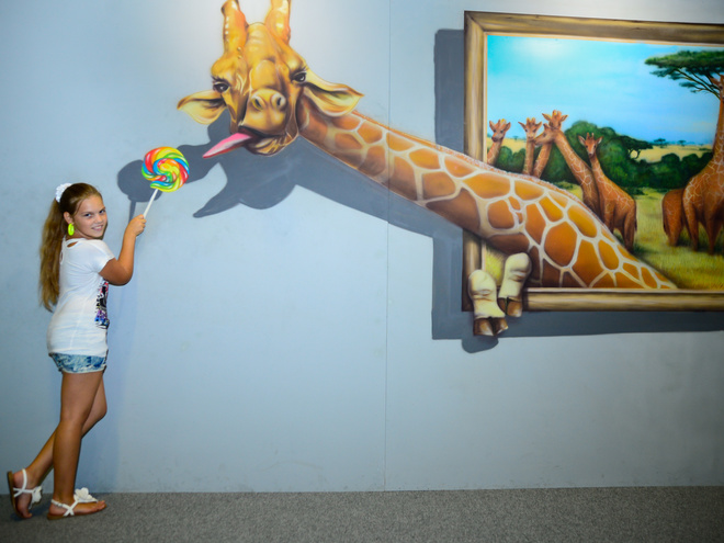 Выставка 3Д живописи