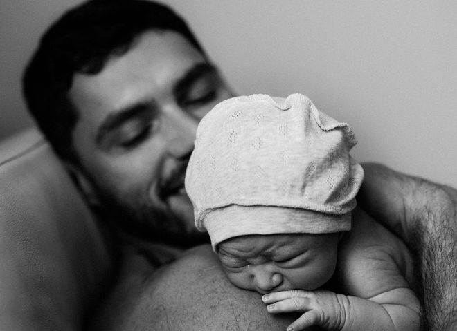 Никита Добрынин с сыном Львом