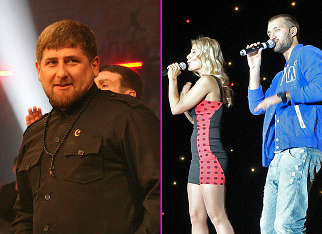 Тамерлан и Омаргалиева сплясали перед Рамзаном Кадыровым