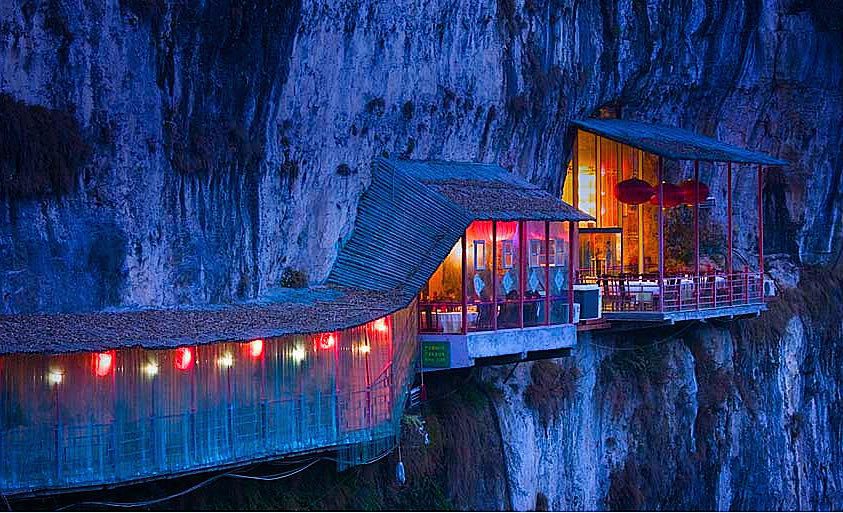 10 самых оригинальных ресторанов мира: Fangweng Restaurant. Ичан, Китай