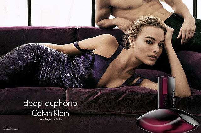Марго Робби - лицо парфюма Deep Euphoria от Calvin Klein