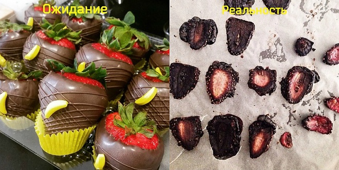 Готовим вкусняшки по рецепту. Ожидание и реальность