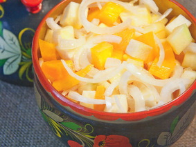 «Жаркое» из репы в горшочке