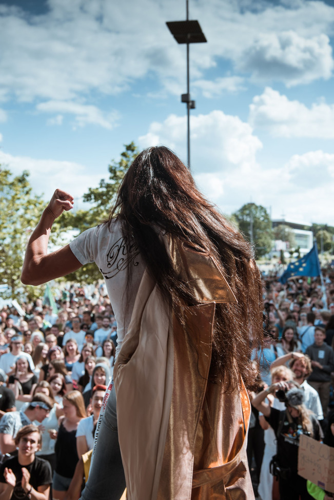 Руслана выступила в Аахене на глобальной демонстрации движения Fridays For Future