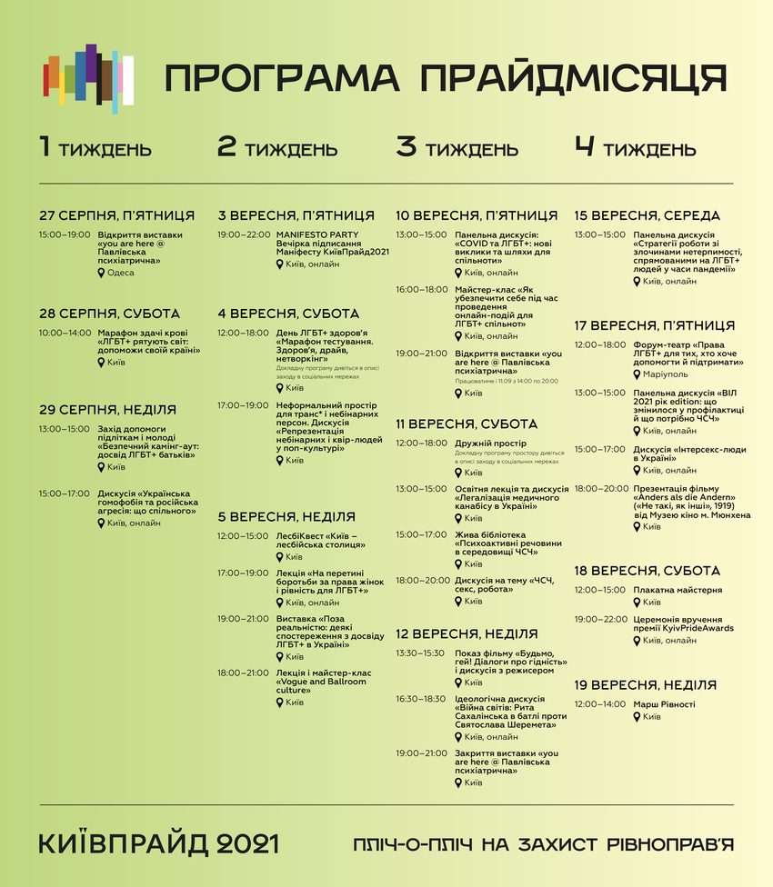 ПрайдМесяц2021: программа