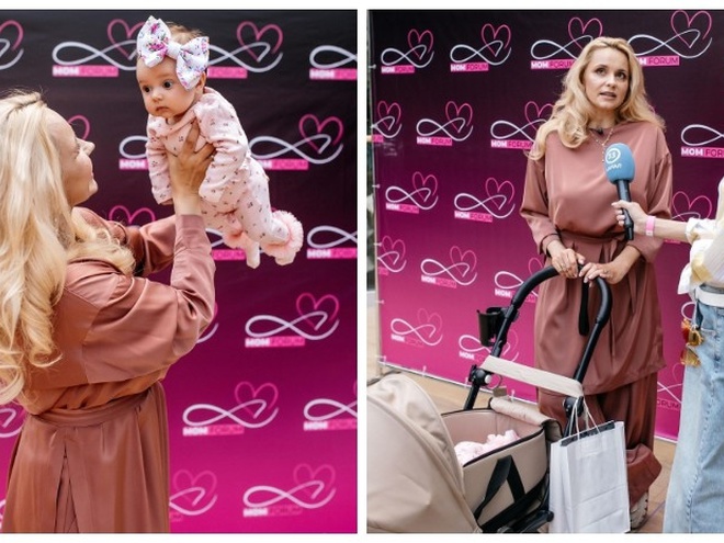 Лілія Ребрик вперше з'явилася на публічному заході із тримісячною донькою