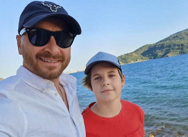 Олег Собчук з сином