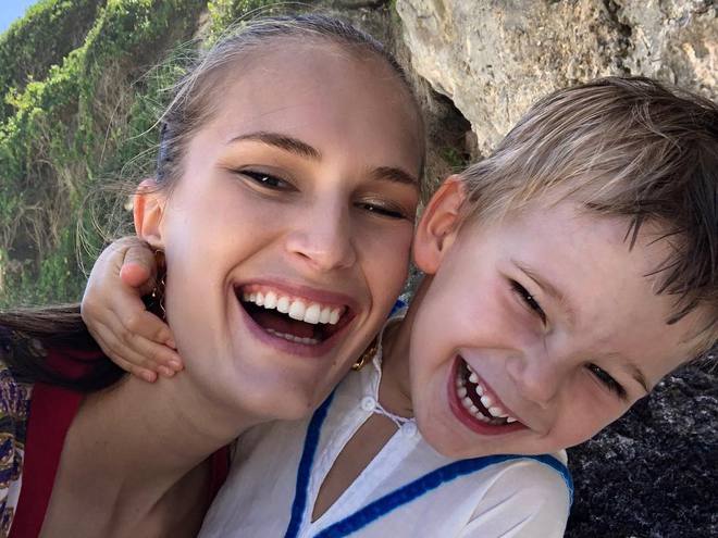 Алла Костромичева с сыном