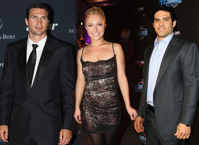 Хайден Панеттьери и Владимир Кличко