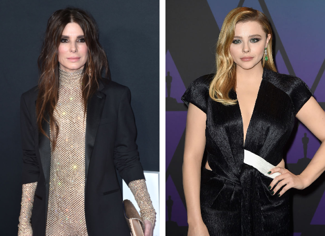 Сандра Баллок и Хлоя Морец