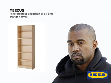 Каньє Уест створить меблі для IKEA