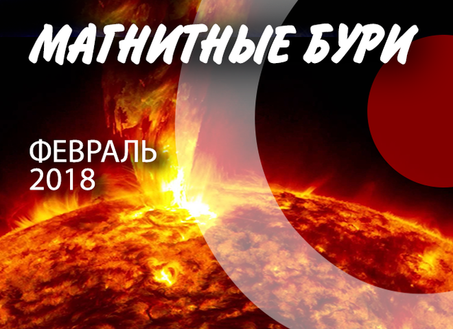 Магнитные бури в феврале 2018