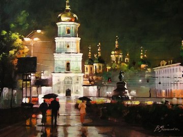 Киев глазами художника: пейзажи Виталия Петровского
