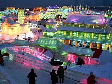 Фестиваль льда и снега в городе Харбин