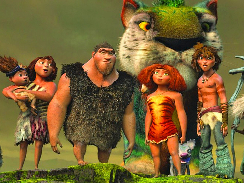 Семейка Крудсов. Кадры из мультфильма