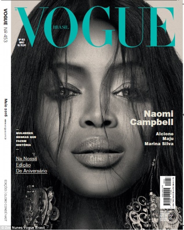Наоми Кэмпбелл для Vogue Brazil's