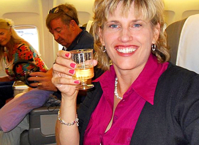 Алкоголь на борту самолета