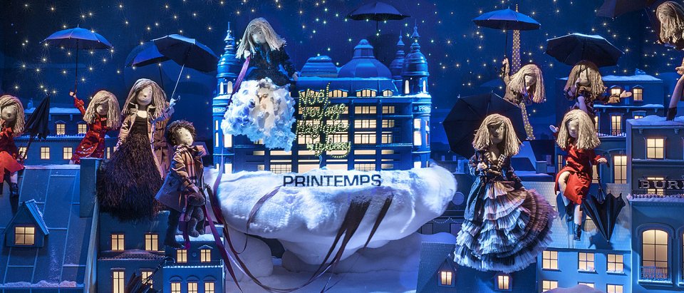 Найгарніші різдвяні вітрини світу: Самые красивые рождественские витрины мира: Printemps