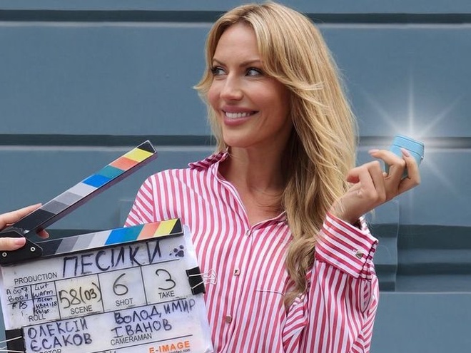 «Мій робочий день в кіно»: Нікітюк показала відео зі зйомок свого першого фільму