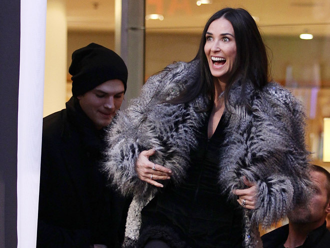 Деми Мур и Эштон Катчер