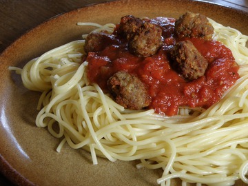 Вегетаріанські спагетті з грибними фрикадельками від Алекса Якутова