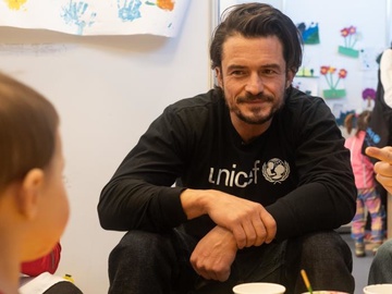 "Дітям в Україні треба повернути дитинство": Орландо Блум відвідав Україну – деталі поїздки, фото