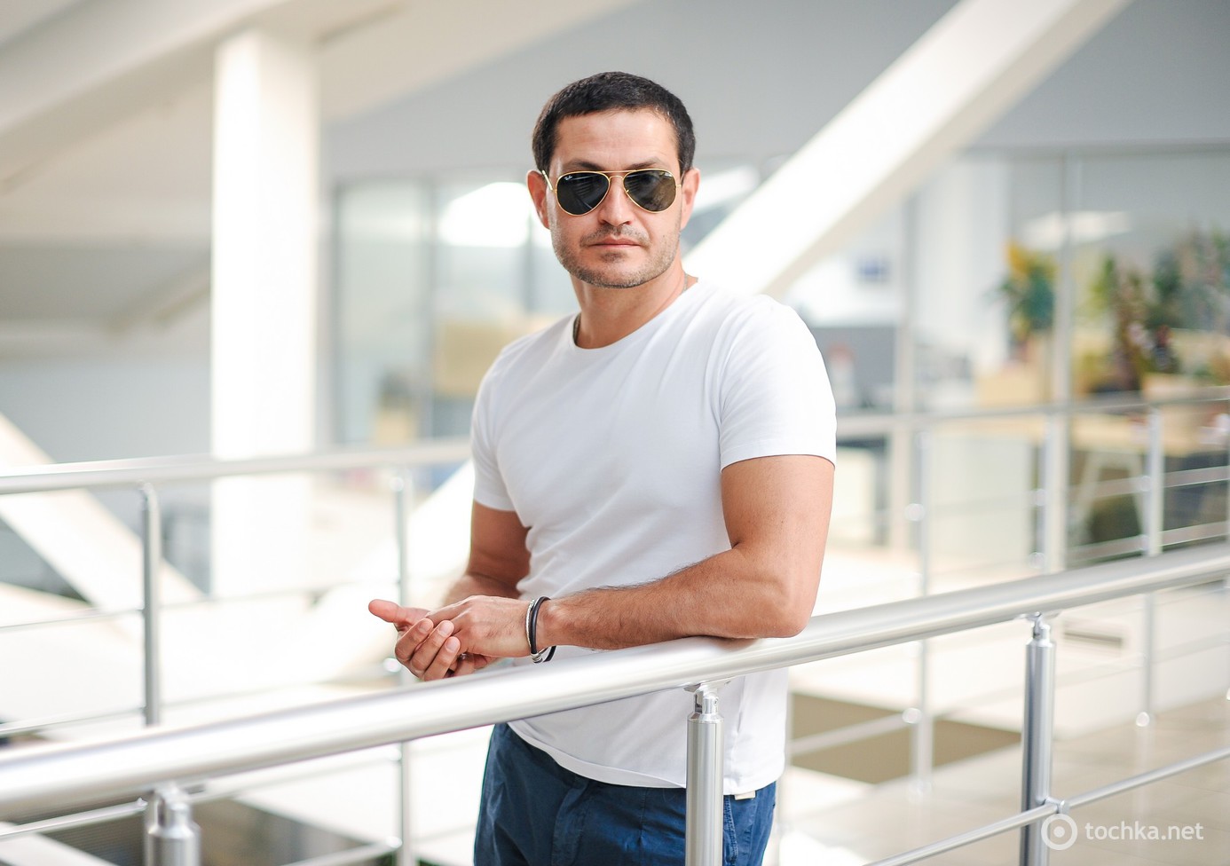 Дар'я Трегубова та Ахтем Сейтаблаєв в гостях у tochka.net 