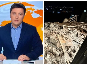 Квартира відомого ведучого сильно постраждала під час нічної атаки на Київ