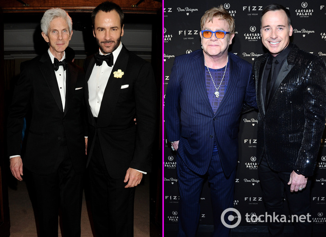 Елтон Джон, Девід Ферніш, Том Форд, Річард Баклі