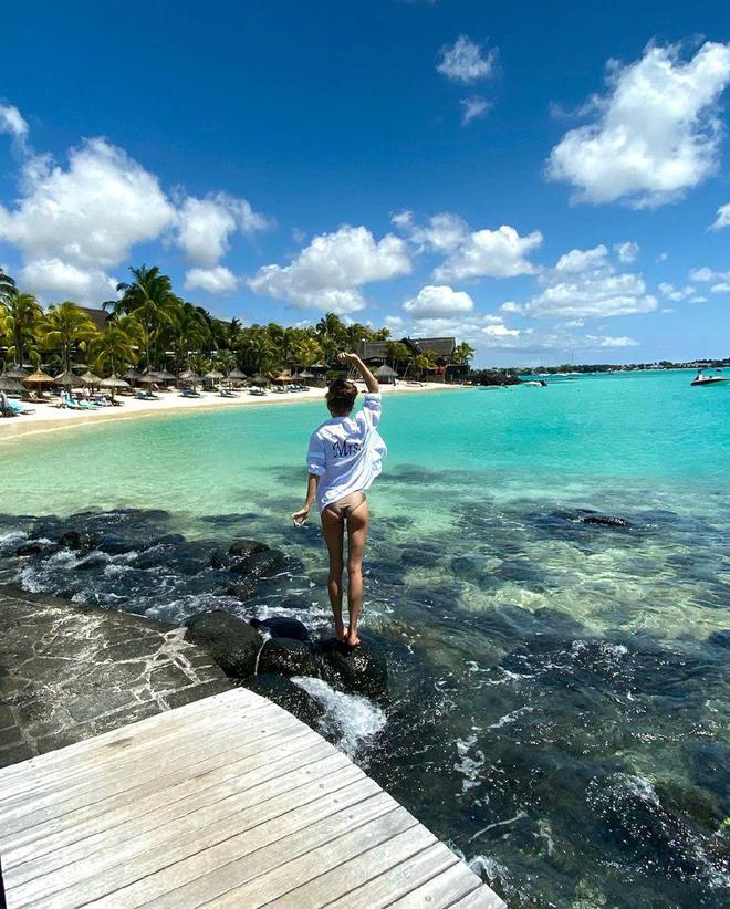 Катя Гуменюк проводит медовый месяц на Маврикие
