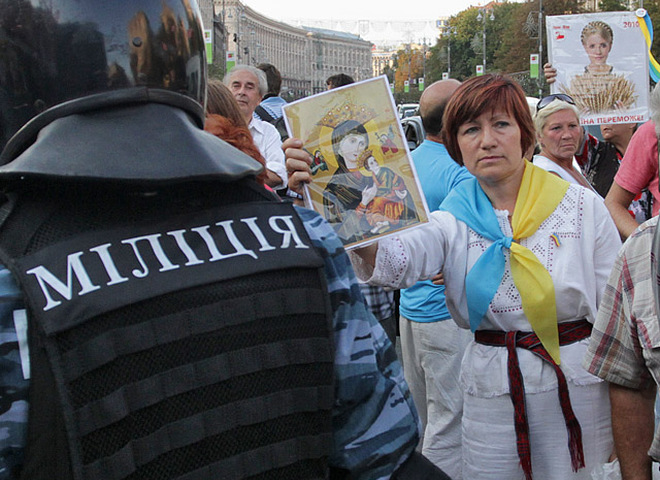 Митинг в защиту Тимошенко