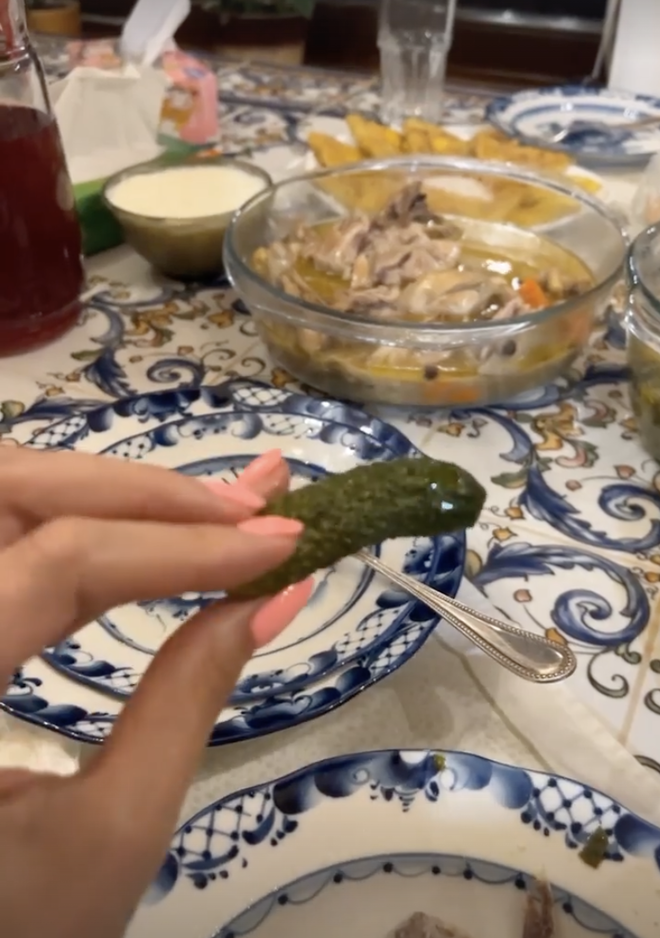 Олю Полякову встречали в Украине