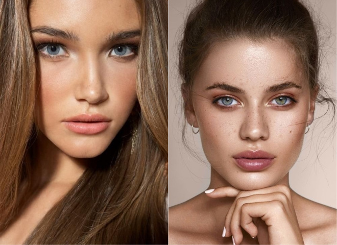 Новогодние тренды в макияже: блестящие стрелки и монохромные губы