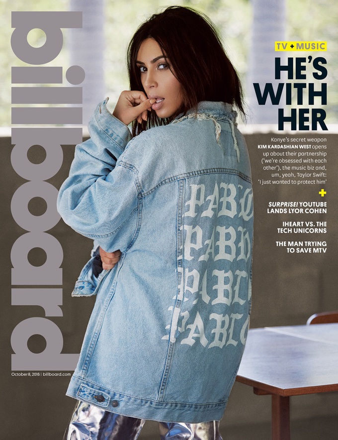 Ким Кардашьян на обложке журнала BILLBOARD 