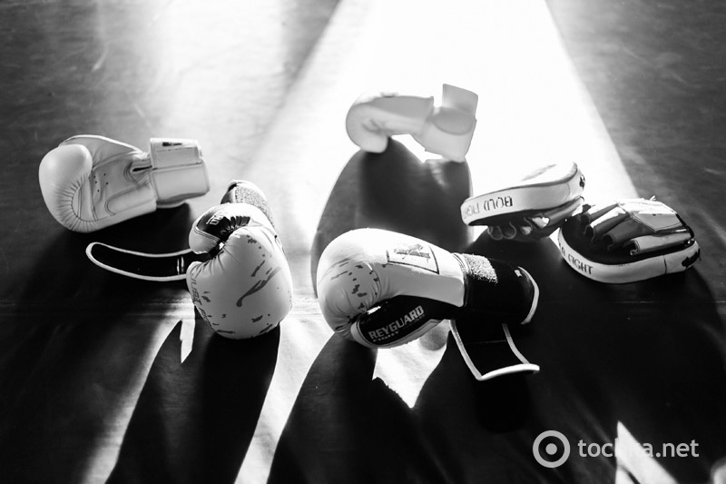 Девушка в спорте: тайский бокс