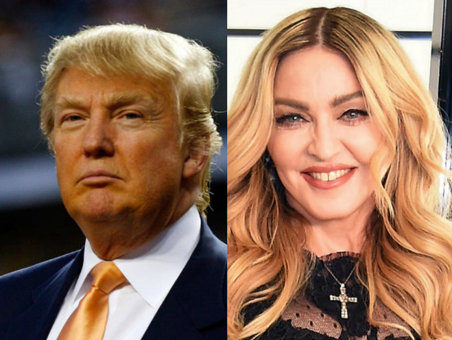Мадонна і Трамп