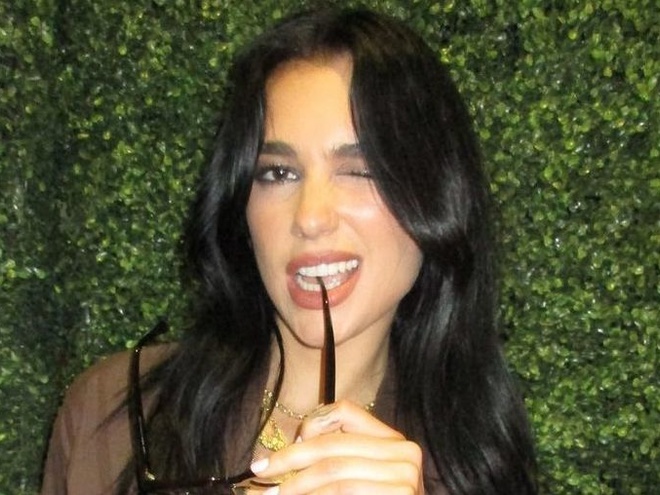 Дуа Липа полонила публіку вигинами в бюстгальтері, що просвічується