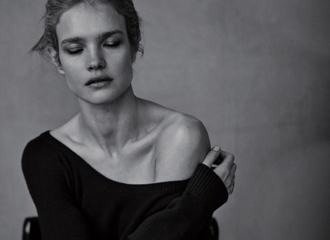 Наталія Водянова у чорно-білій фотосесії для Dior Magazine