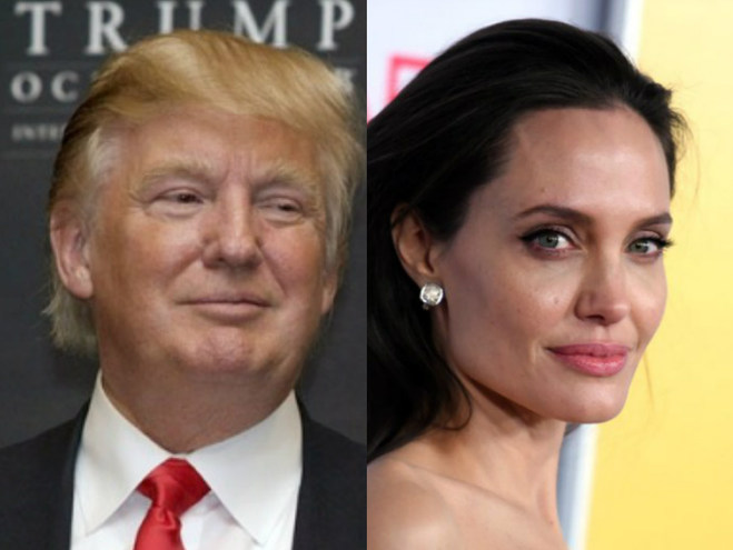 Анджелина Джоли и Дональд Трамп
