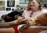 Girl can not handle a little tatto