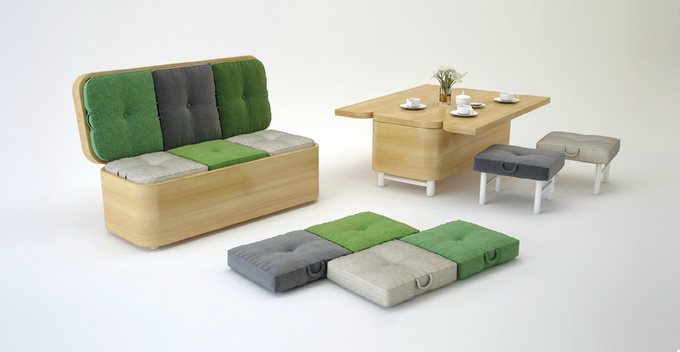 Диван Convertible Sofa, дизайн - Юлія Кононенко