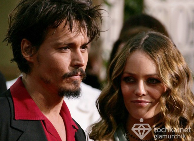 Джонні Депп і Ванесса Параді