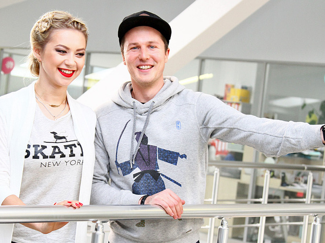 Дима Обризан и Полина Логунова