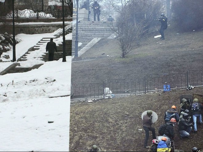 Київ рік тому й сьогодні