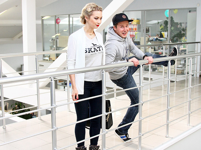 Дима Обризан и Полина Логунова