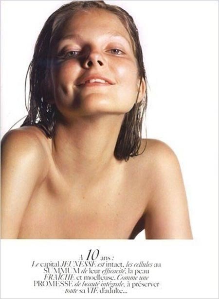 Необычная фотосессия 20-летней модели Эник Михалик "От молодости к старости"