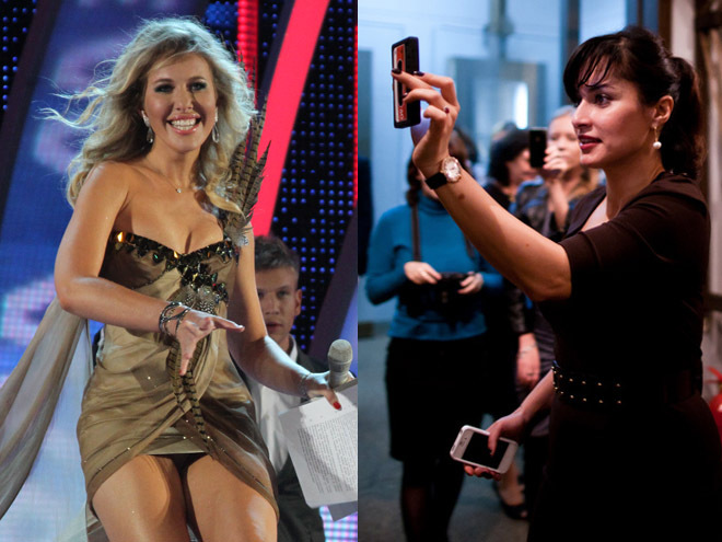 Тина Канделаки, Ксения Собчак