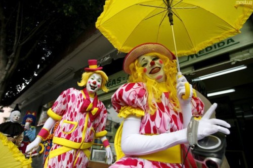 Ежегодный парад клоунов в Мексике